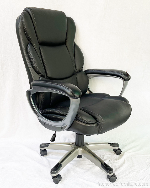Chaise de gestionnaire ergonomique pivotant de hauteur réglable haut de dos
