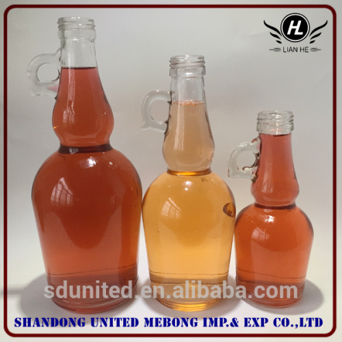 wholesale 500ml,750ml,1L clear California wine bottle