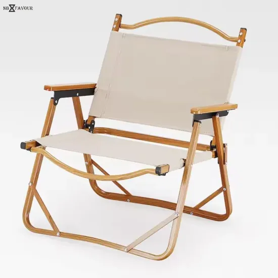 Outdoor Furniture Chair, Aluminum Portable Collapsible Chair for Camping, Lightweight, Capacity