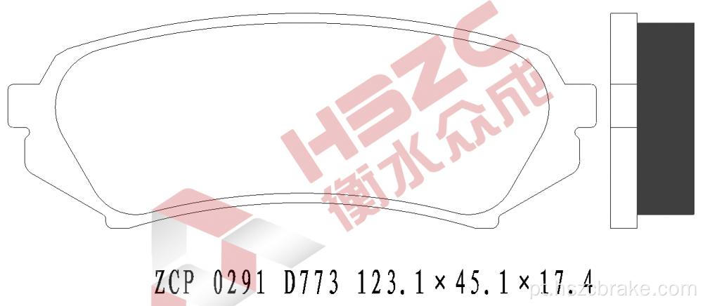 FMSI D773 PAT CERAMICA DE CERAMICA DE CARRO PARA TOYOTA