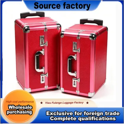 Wear-Resistant Single Wheel Aluminum Trolley Box