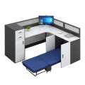 Mesa de escritório dobrável com cama para funcionários solteiros