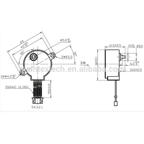 5 Wire Stepper Motor |Unipolar Bipolar Stepper Motor