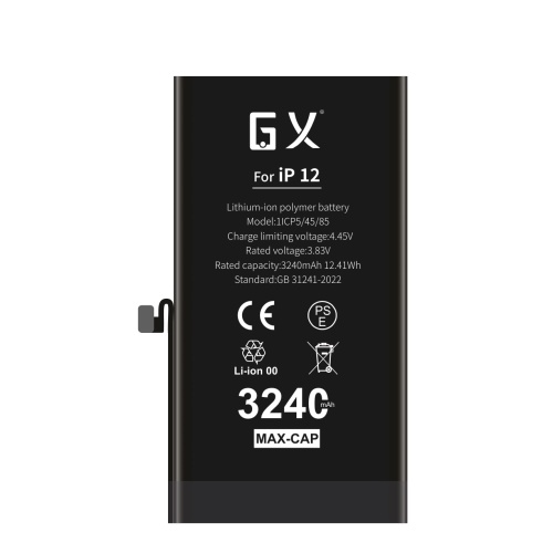 GX az Apple 12 -hez, nagy kapacitású akkumulátorral
