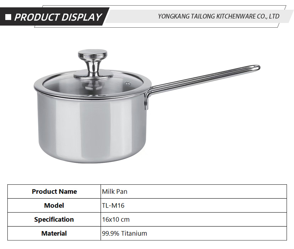 Titanium Milk Pan TL-M16