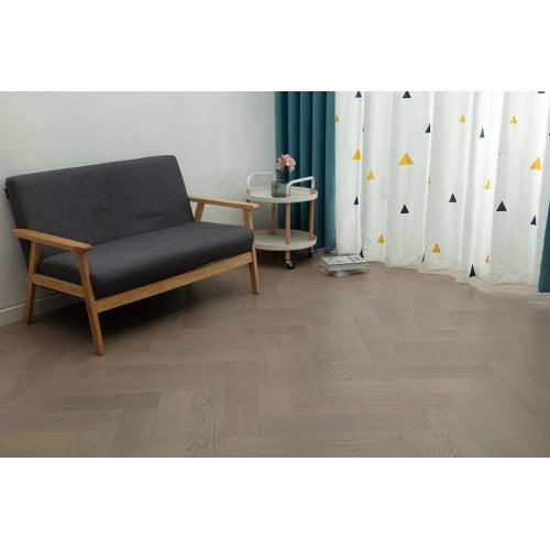 Ins style grey oak herringbone engineered floors