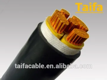 5 cores Low Smoke Halogen Free Copper core XLPE Insulated power cable