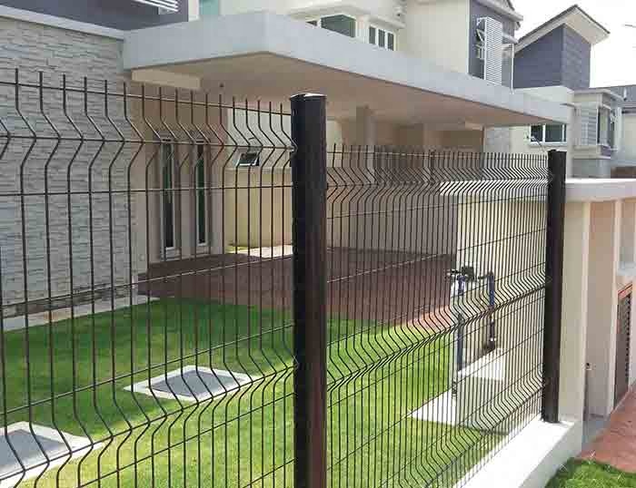 Gelaste draadmesh hek 100x50 mm poeder gecoat
