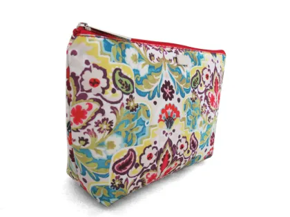 Direct factory promotional cosmetics beauty case floral