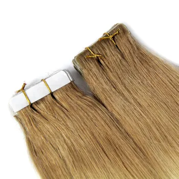 Low price remy injection tape hair extension brazilian, double drawn 100 human brazilian tape hair extensions
