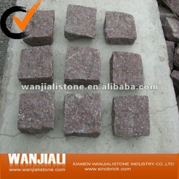 red porphyry paving stone