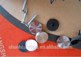 18mm Decorative Bathroom Round Mirror Nail