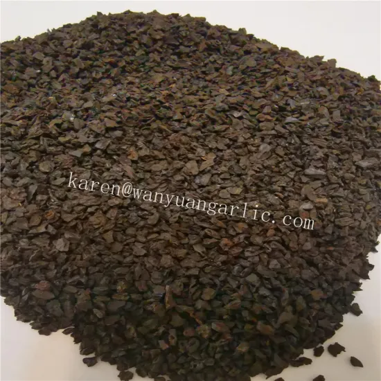 Healthy food black garlic granules