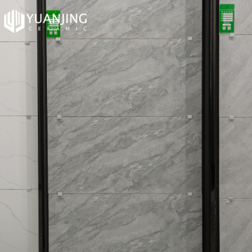 High-end Grey 400x800mm Glossy Marble Wall Tiles & Polished Porcelain Flooring: Elegance at Your Fingertips