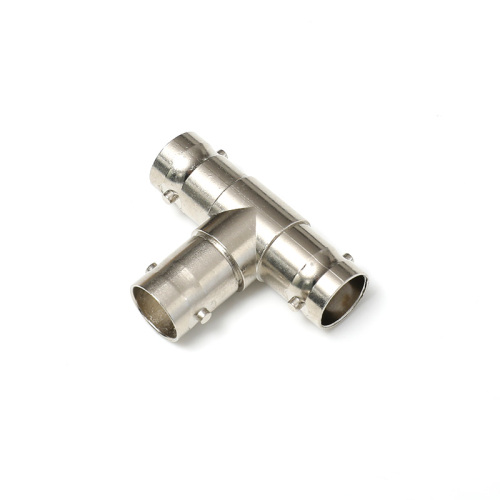 BNC para dobrar o conector do tipo f feminino BNC