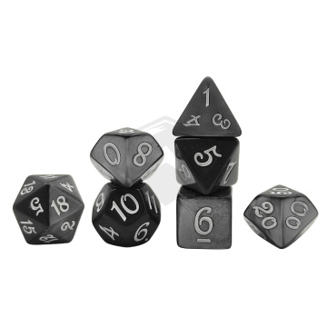 ชุดลูกเต๋า Polyhedral Dice ของ DND DND Round Edge สำหรับ Dungeons และ Dragons