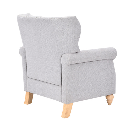 Tufted accent chair living room leisure chair with armrest