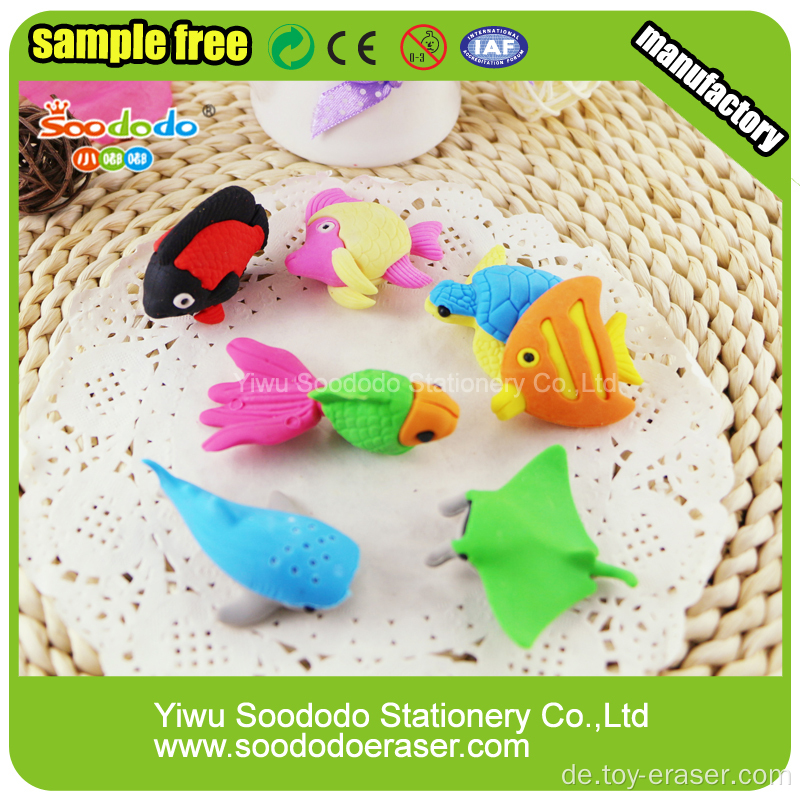 Neue Design-Radiergummi Ocean Animals Shaped Erasers