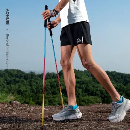 Customized AONIJIE Mountaineering Stick: Multifunctional Folding Trekking Pole - Price