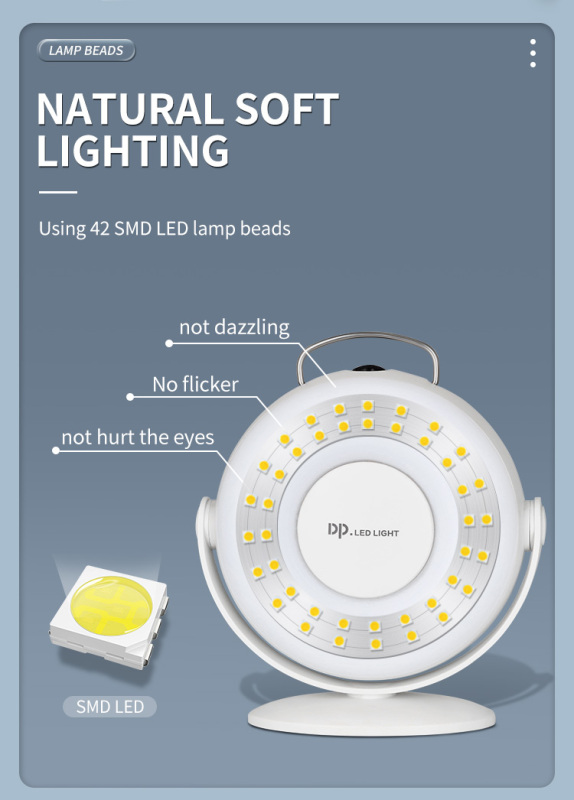 Portable Rechargeable LED Emergency Camping Lantern