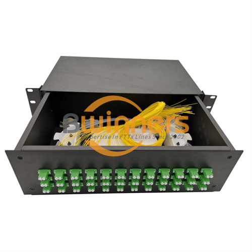 Lc 72 Port 3U Fiber Optic Patch Panel