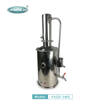Distiller d&#39;eau en acier inoxydable YAZD-5 / 10/20 YAZD-5WS / 10WS