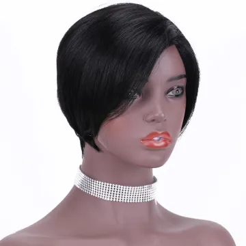 wholesale cheap no tangle no shedding 100% raw virgin Brazilian Indian hair short bob human hair wigs for Black Women