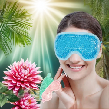 Wholesale Soft & Skin-Friendly Cooling Eye Patches with Gel Ice Packs