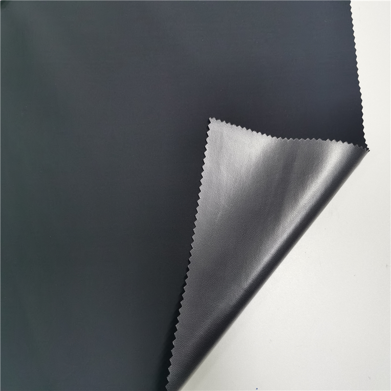 Outdoor Functional Windproof Moisture Proof Black Fabric
