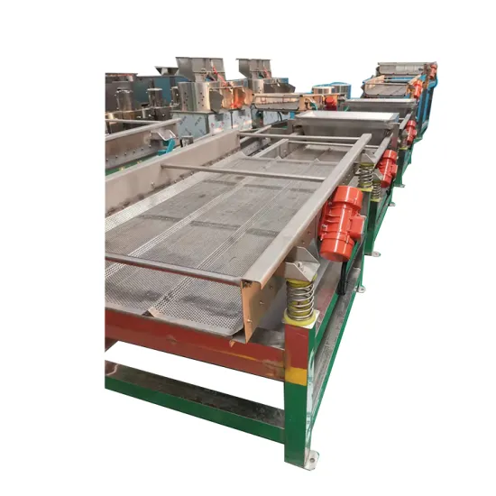 Commercial fruit and vegetable vibrating water filter stainless steel food processing linear vibration drainer