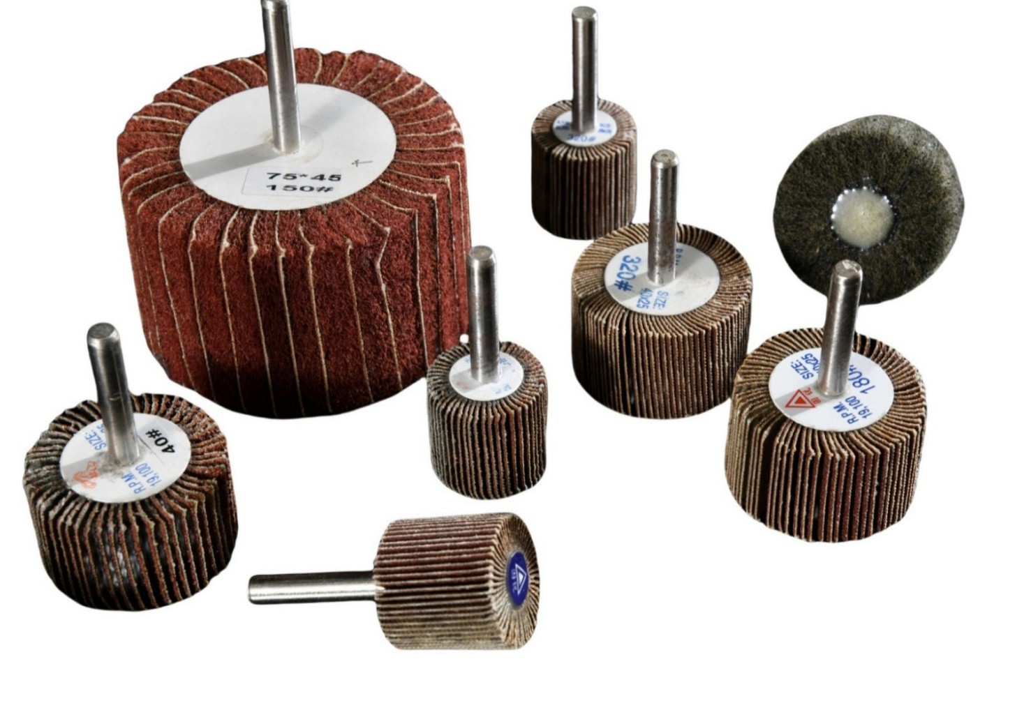 Tool handle flap wheel