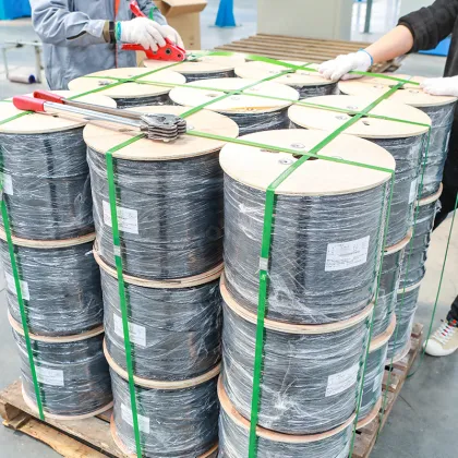 2 Core 12F GJYFJU Heavy Duty TPU Jacket Cable G.657A2 YOFC Fiber Micro ADSS Optical Cable - 1KM