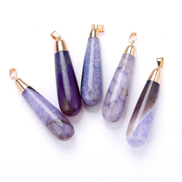 Fashional Waterdrop Agate Pendant Necklace Jewelry