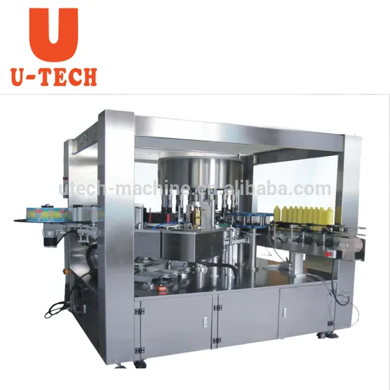 JiangSu Automatic Plastic Rotary Hot Melt Glue Labeling Machine