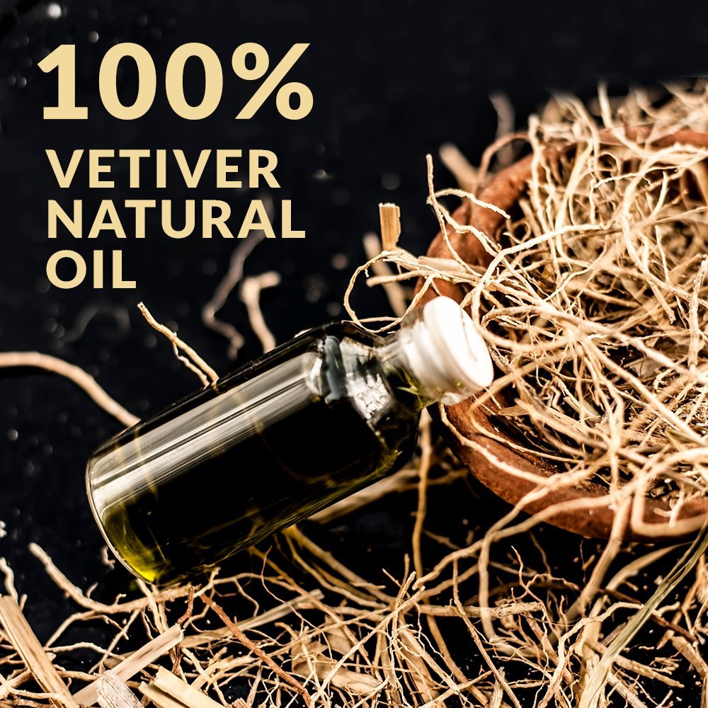 Aceite esencial 100% puro vetiver natural para difusor.