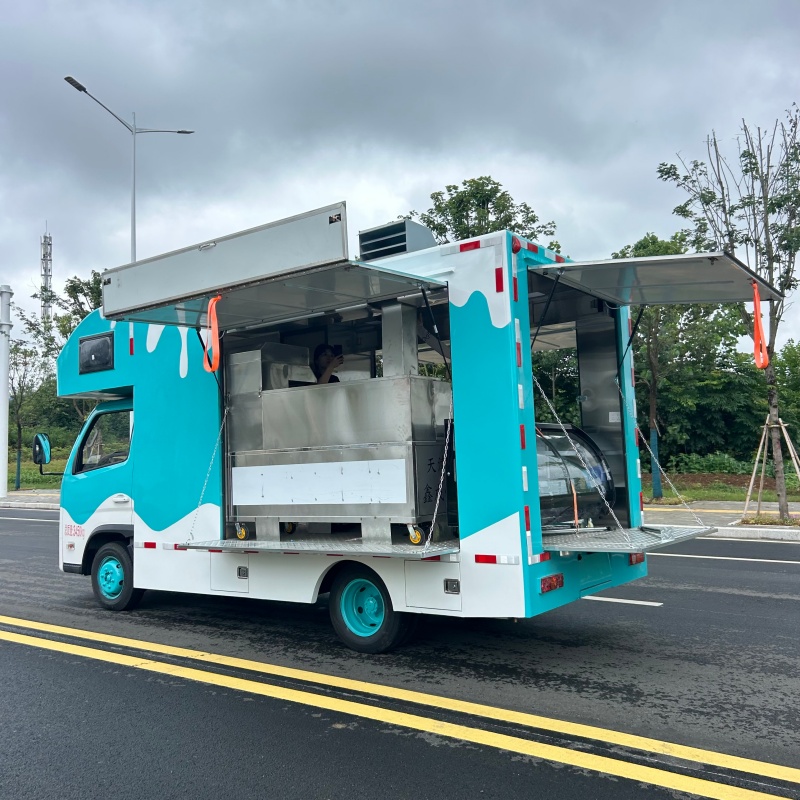 Burger Truck, Pop‑Up Unit For Smash Burger, Birria Taco Outdoor Street Business