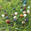 Crystal Mushroom Permata Sculpture mengukir batu yang dipoles untuk taman rumah halaman dekorasi dekorasi meditasi bunga pot bunga