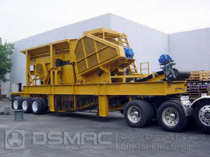 Tyre Mobile Crushing and Screening Plant