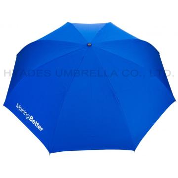 Parapluie droit ouvert double couche inversé