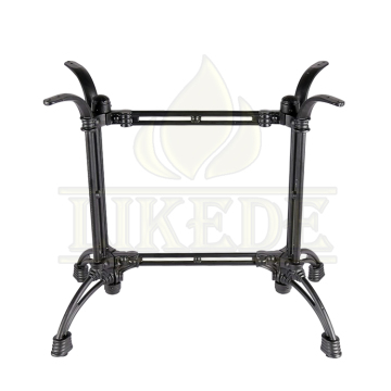 Black Antique Metal Dining Table Legs - Cast Iron Scissor Meeting Table Legs