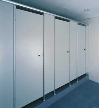 12mm red colour HPL toilet cubicle partition