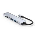 7 Port Docking Station Micro USB 2.0 Hub