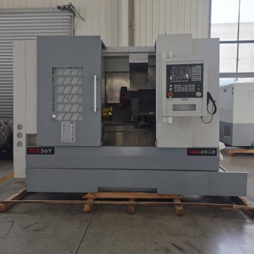 CNC Inclined Bed Lathe TCK53-56 with GSK/Fanuc System - High Precision 500mm/1000mm