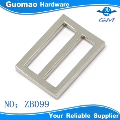 1.2inch square Decorative tri-glide buckle