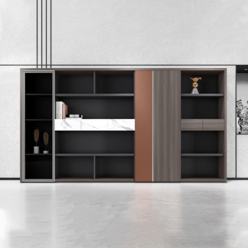 European Style Colorful Corner Study Room Office Storage Cabinet