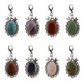 New Arrival Gemstone Bird Keychains for Women Men Natural Stone Keyring Chakra Healing Reiki Crystal Key Chains Charm Jewelry