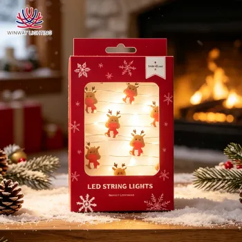 Fairy String Lights Santa Claus 20 LEDs Copper