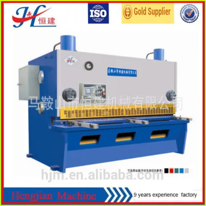 HENGJIAN hydraulic steel plate cutting machinery steel plate shearing machine