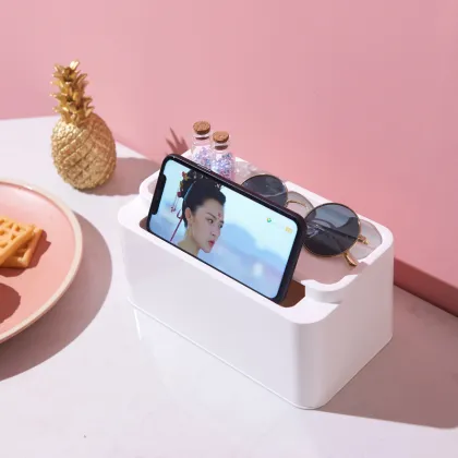 plastic household storage tissue box