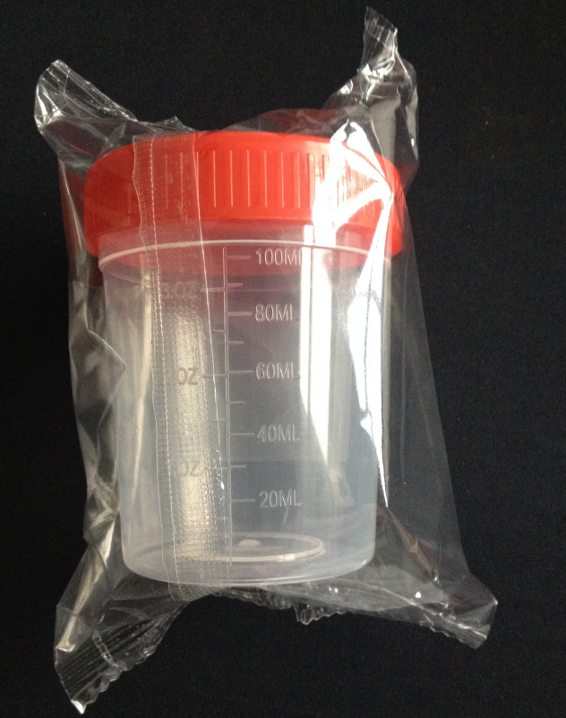 Disposable Plastic Test Container Urine Cup